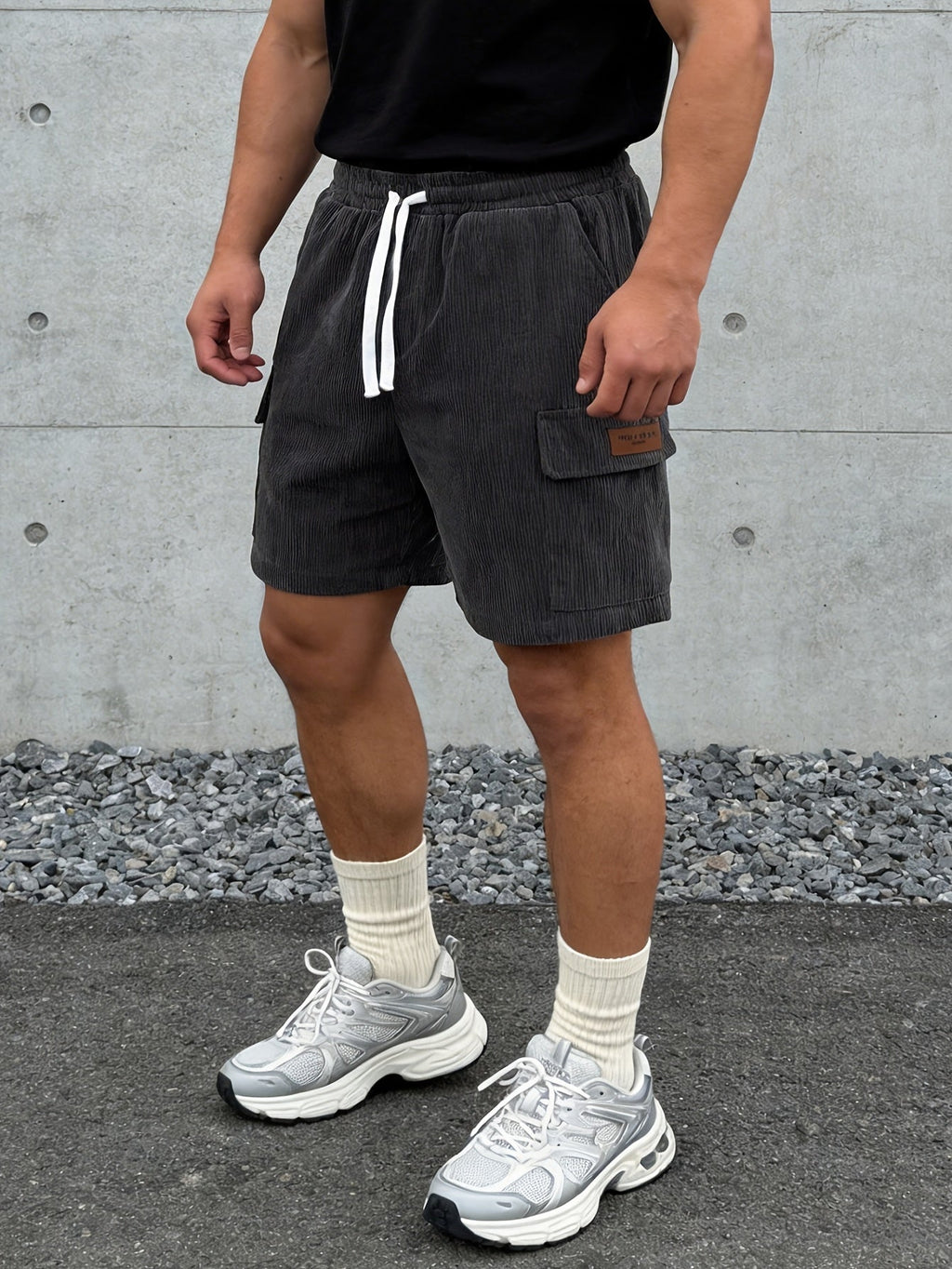 Tenzo | Shorts cargo de pana casual