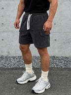 Tenzo | Shorts cargo de pana casual
