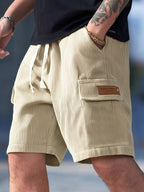 Tenzo | Shorts cargo de pana casual