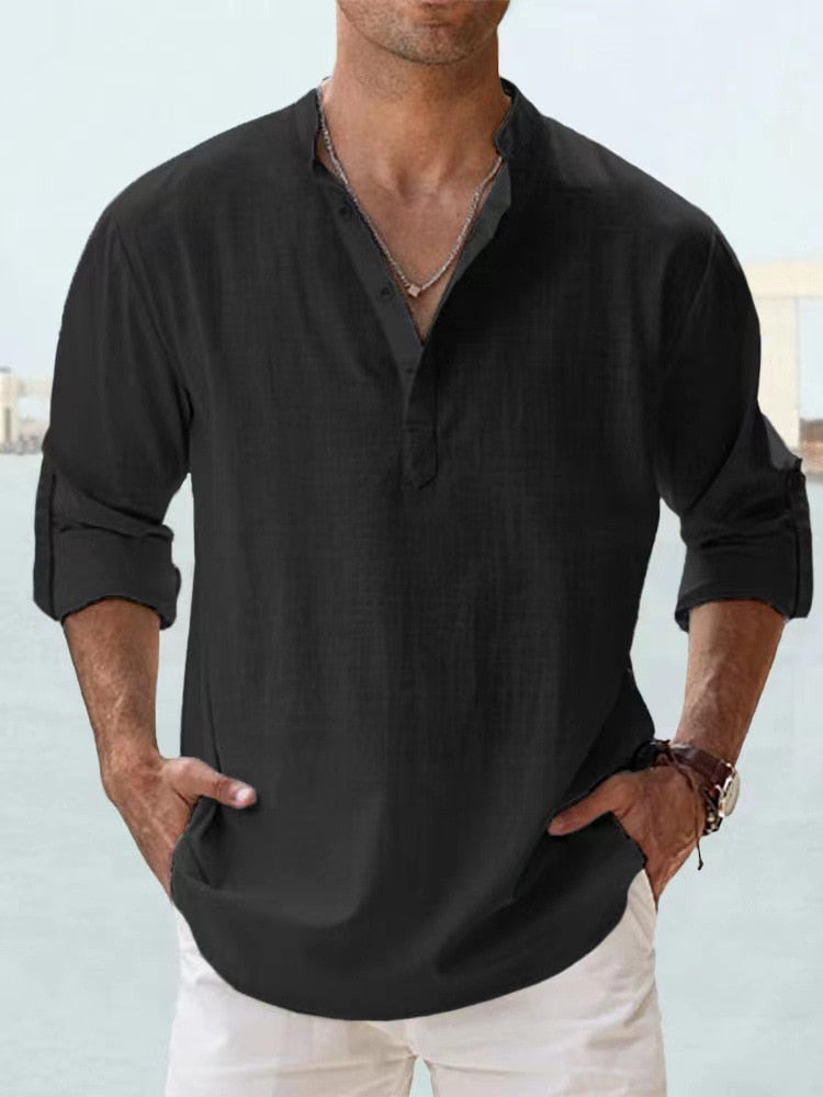 Hayao | Camisa transpirable de Lino.