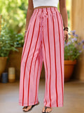 Akane | Pantalones rectos de rayas rosas