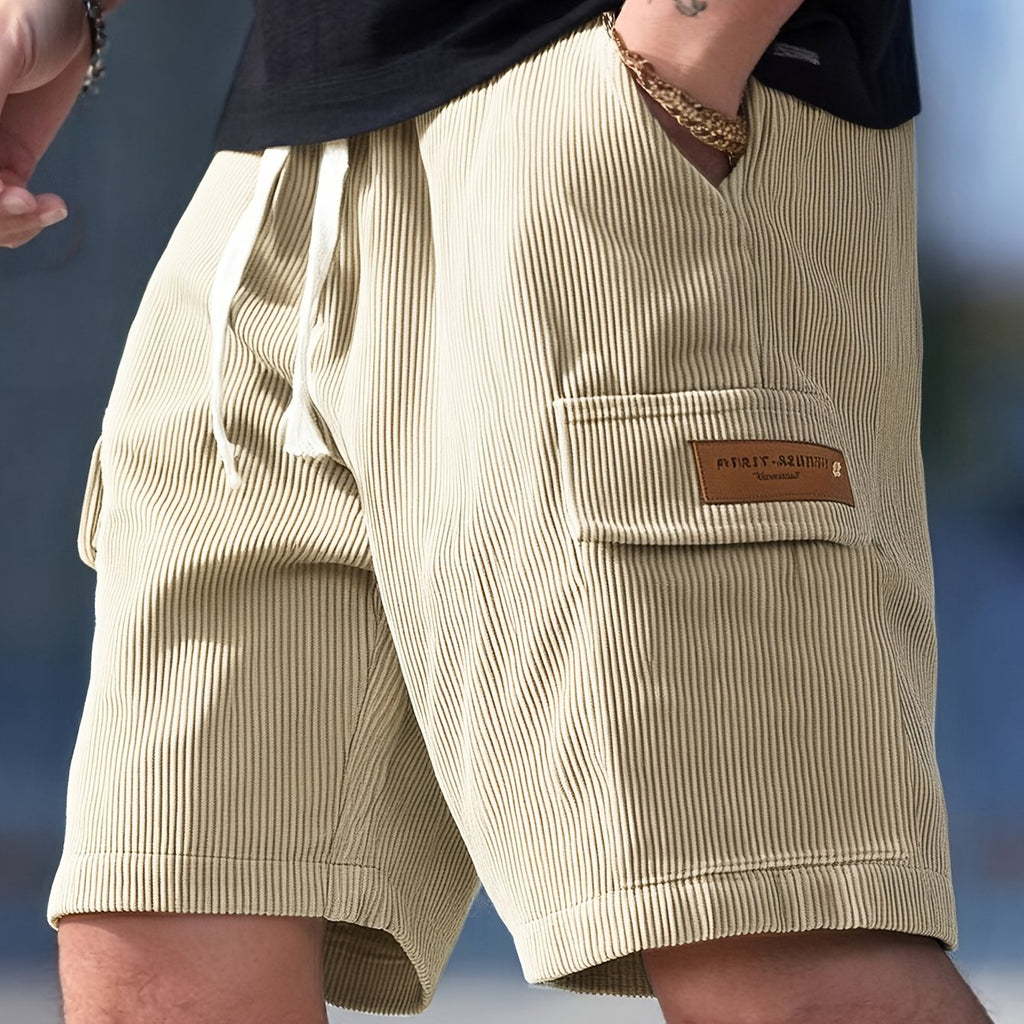 Tenzo | Shorts cargo de pana casual