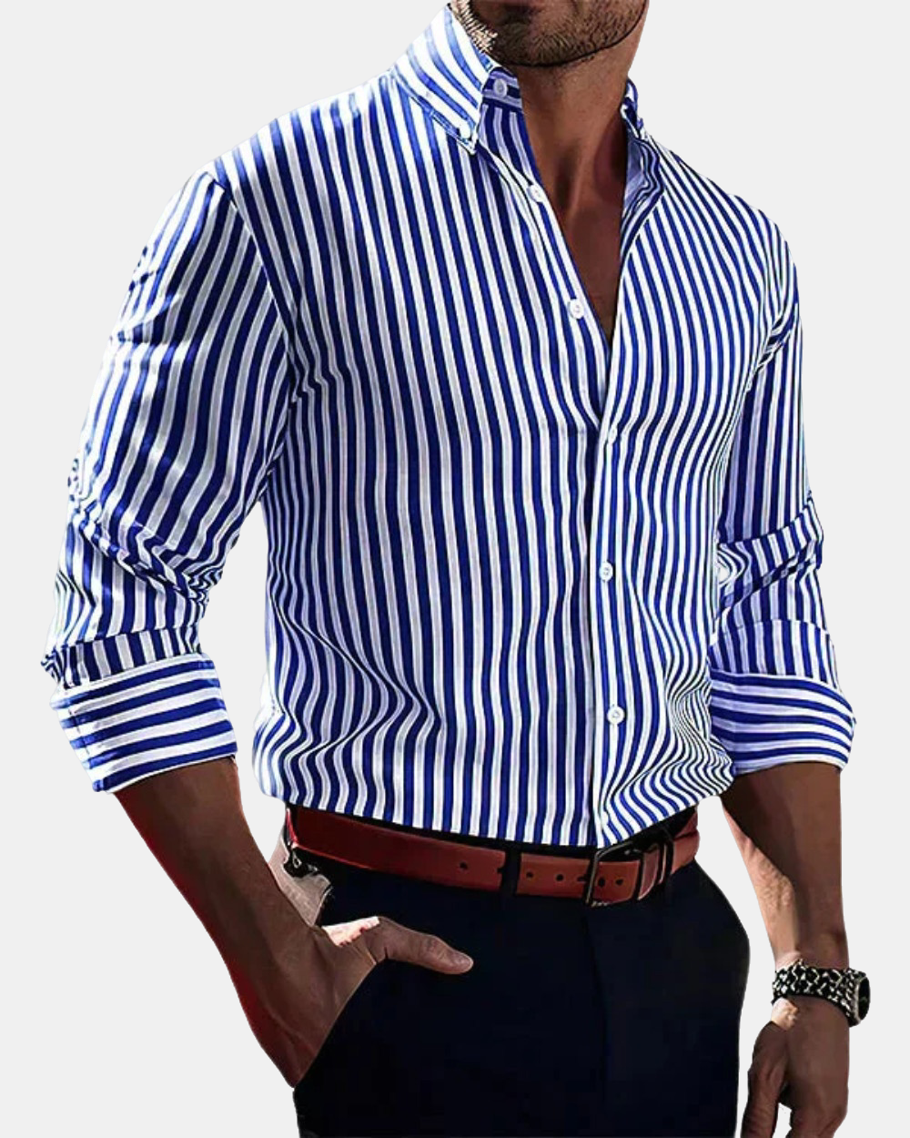 Seito | Camisa Elegante de Rayas